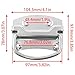AYLIFU Heavy Duty Ring Stainless Steel Handle Drawer Handle Kitchen Cabinet Hardware with Screws Silver 4.09×3.07inch Folding Handles for Drawer Doors Cabinet Doors and Toolboxes 2PCS