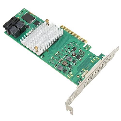 Tarjeta LSI SAS3008 PCIE 3.0 de Zunate con 8 puertos y controlador Raid Inteligente D3307 A12