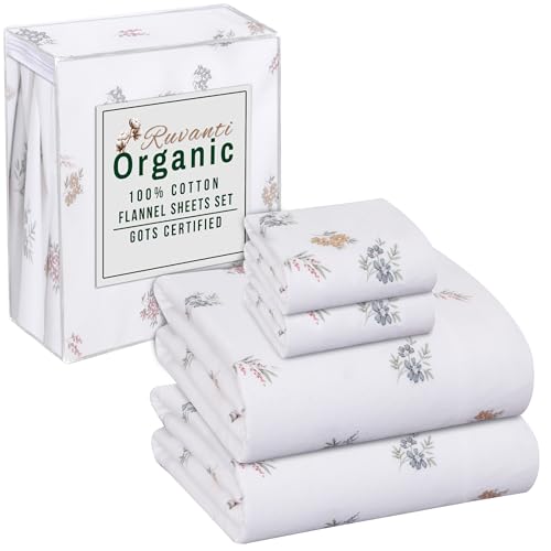 RUVANTI Flannel Sheets Queen Size
