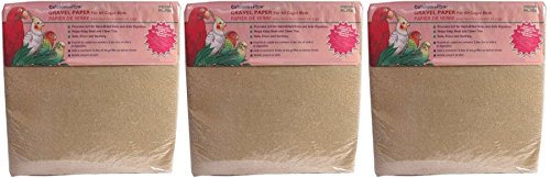 Penn Plax (3 Pack) Gravel Paper For Bird Cages, 11" X 17" (7 Sheets Per Pack / 21 Sheets Total) #TOP26