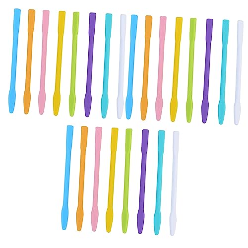 SEWACC 24 Peças De Haste De Agitação De Silicone Ferramentas De Coquetel Agitador De Coquetel Ferram