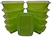 Table To Go 20-Pack 32 Ounce Single Compartment Bento Lunch Boxes with Lids - Stackable, Reusable, Microwave, Dishwasher & Freezer Safe - Meal Prep, Portion Control, Lime Green