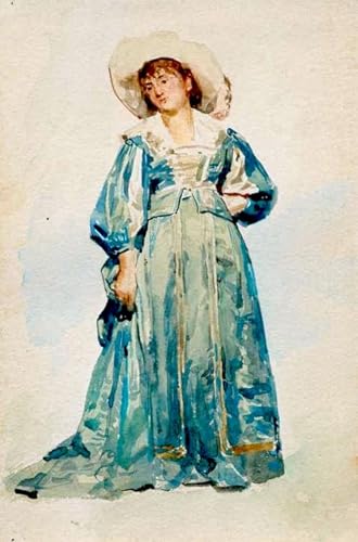 Portrait de Cécile Dubois-Anker par Albert Ankrese : Grand Poster Mural Animaux de Style Célèbre
