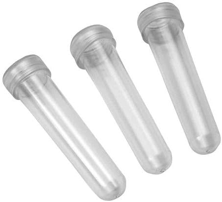 Rose Flower Water Tubes Aqua Picks w/Free Floral Craft Supply eGuide Eco Friendly (25, Clear 3" Tubes)