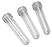 Rose Flower Water Tubes Aqua Picks w/FREE Floral Craft Supply eGuide Eco Friendly (25, Clear 3" Tubes)