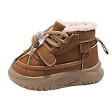 Sneaker 35 Junge Fashion Big Kids Winter Water Proof Flat Keep Warm Boots Comfortable Shoes Laufschuh 38, amarillo, 25 EU
