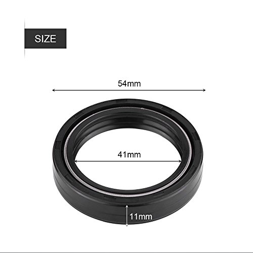 Kit de vedação de óleo de garfo, 54 mm OD frontal de vedação de óleo de garfo de borracha integrada