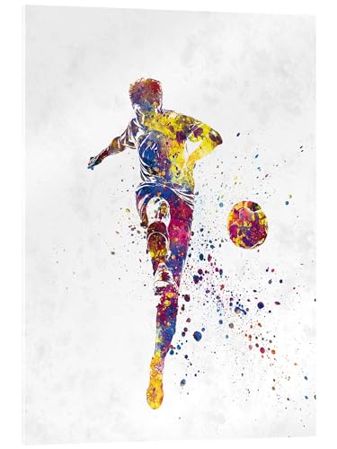 Soccer Player XXX Cuadro de metacrilato de nobelart 30 x 40 cm Colorido Cuadros Decoración para la pared