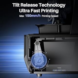 ELEGOO Saturn 4 Ultra 3D Printer, 10-inch 16K Mono LCD 3D Printing, Smart Heating Tank, New AI Camera with Light, Built-in Wi-Fi, MSLA Resin 3D Printer Large Size 211.68×118.37×220mm³