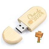 Graduation Gifts for Her Him, Class of 2024 64/128 GB Wooden Flash Drive, Cool Graduation Gift Box for Women Men Senior High School College Grad Student Nurse Teacher Law Masters Degree (128GB)