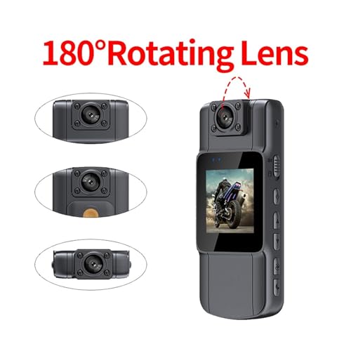 Caméra de police 2K orientable pour sécuriser vos interventions et litiges