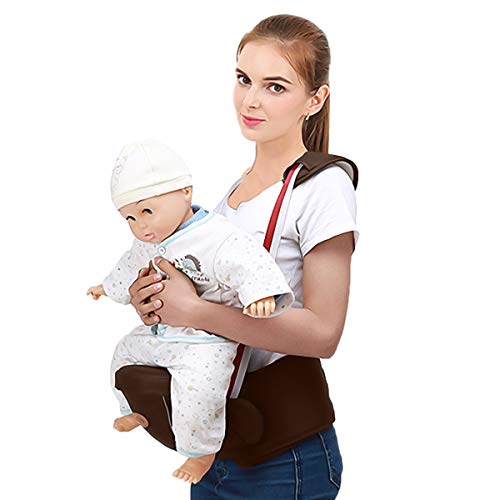 SONARIN Multifunctionele hipseat babydraagtas, vrije maat, heupzitdrager voor kleine kinderen, riem aan de voorkant, 4… - Image 3