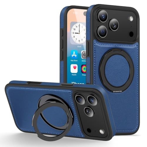Étui iPhone 16 Pro Max bleu foncé parfait pour vos déplacements