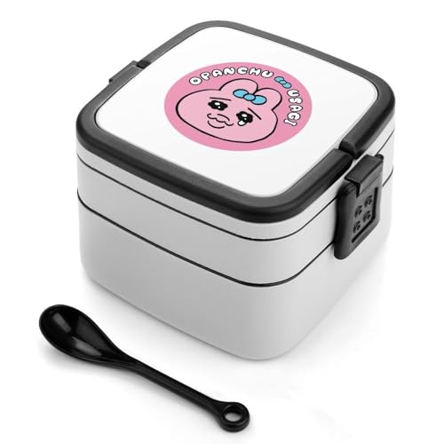 弁当箱 おぱんちゅうさぎ ランチボックス 二段 お弁当箱 おべんとう箱 ランチケース 大人用 子供用 学生 仕事 通勤 1000ml