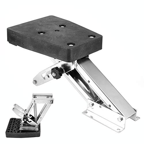 Akozon Außenborder Motorhalterung Kicker 304 Edelstahl 25PS 110Lbs Motorhalterung Motor Motorhalterung Halterung Bootsmotorständer für 2-Takt-Außenbordmotoren