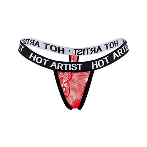 Preisvergleich Produktbild Luotuo Frauen-reizvolle Wäsche-G-Schnur Ineinander greifen-Schriftsätze Unterwäsche-Schlüpfer T-Schnur Zapfen Knick