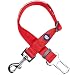 Blueberry Pet 12 Colors Classic Dog Seat Belt Tether for Dogs Cats, Rouge Red, Durable Safety Car Vehicle Seatbelts Leads Use with Harness