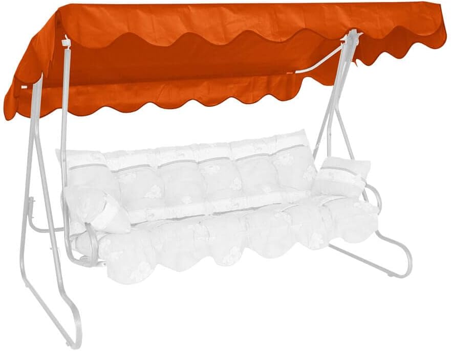 Angerer canopy for garden swing polyethylene 260 x 171 cm, colour Terracotta (swing not included)