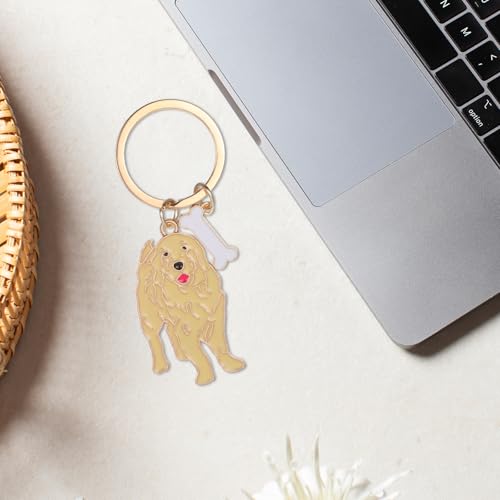 Mabor Metall Bag Charms Hundeliebhaber Geschenke,Schlüsselanhänger Hund Niedlicher Taschenanhänger Damen Accessoires Tier Schlüsseldekoration Schlüsselanhänger Auto für Damen und Herren