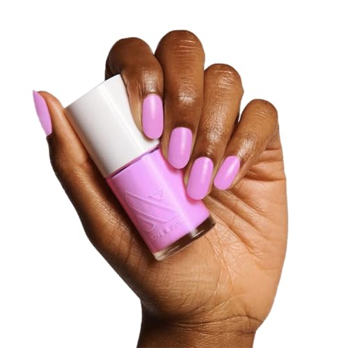 Olive & June Long Lasting Summer Nail Polish | Plump Gel-Like Finish No Lamp Needed | Lasts up to 10 days | Salon-Quality 15-Free Vegan & Cruelty-Free Chip-Resistant | Fierce & Loving Lilac