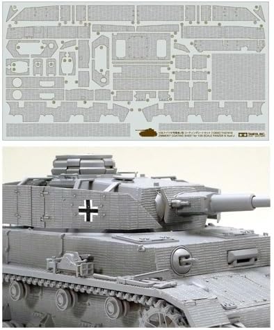 Miniatura 2 de Tamiya TAM12650 135 Hoja de recubrimiento Zimmerit para Panzer IV Ausf J (kit)