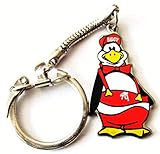 35 x 21 mm Coca C o l a - Biggy - Pinguin - alter Schlüsselanhänger - 35 x 21 mm