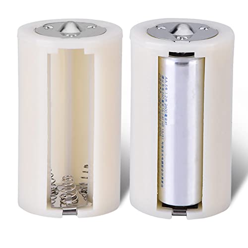 Risegun Batteriekonverter, 5 Stück 3 AA bis D Größe Parallel Batteriehalter Box Batterieadapter Umschalter Konvertergehäuse