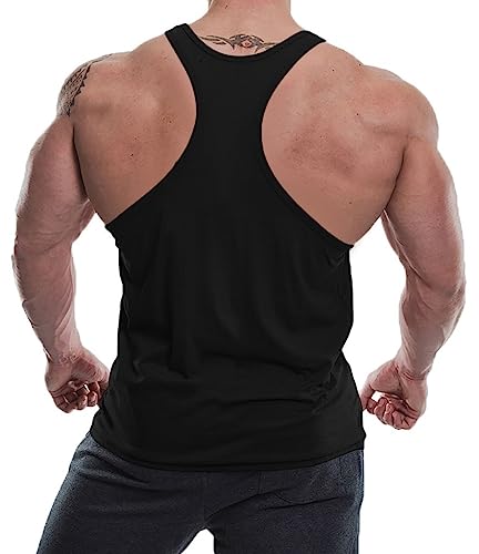Image of THE BLAZZE Men's Cotton Sleeveless Tank Tops Gym Vest for Mens