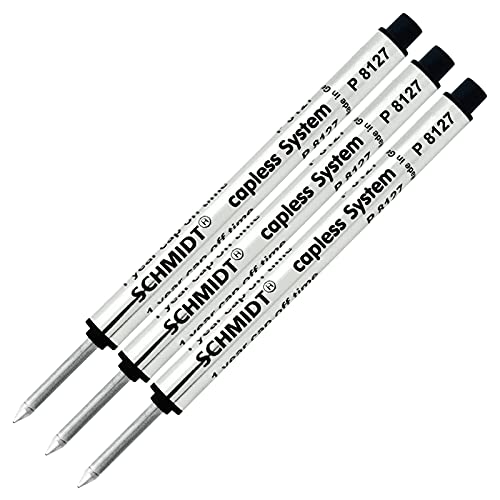 Schmidt P8127 courte roller noir lot cartouche encre pour stylo de poche