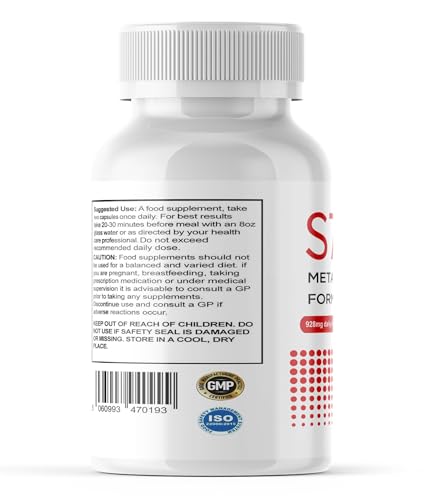S7 Metabolism Support Formula – Metabolism & Lifestyle Support Supplement – Daily Energy & Focus Formula – Food Supplement for Active Living – 60 Capsules - Image 4