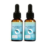 Hyaluronic Acid Moisturising Face Serum - 30ml (Pack of 2) | Deep Hydration & Skin Repair for Dry & Aging Skin | Paraben, Silicone & Mineral Oil Free | For All Skin Types