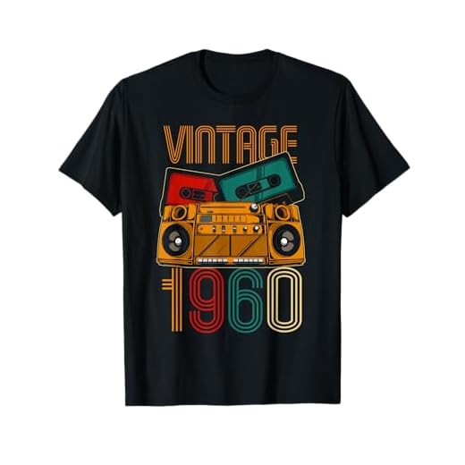 62 Cumpleaños Hombres Mujeres 62 Años Vintage 1960 Camiseta