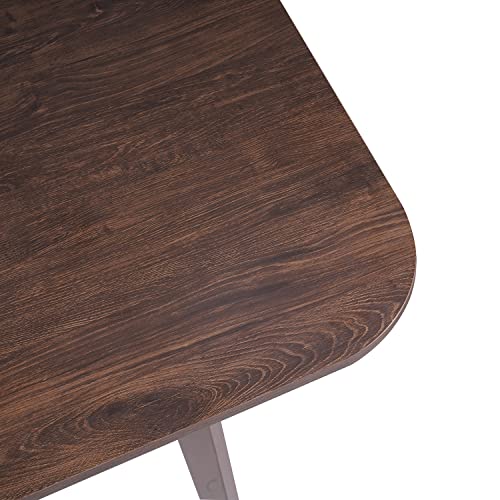 Lyuhome Extendable Dining Table, Mid Century Modern Kitchen Dinner Table Wood Table, Dining Room Table For 4 6 8 With Rubberwood Legs For Kitchern And Living Room (Walnut) #TOP6