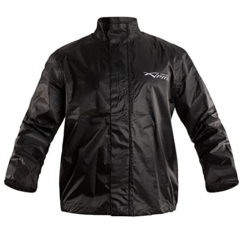 Veste de pluie moto imperméable et doublée avec capuche intégrée