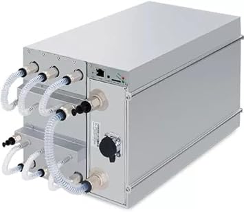 OEMGMINER New Bitmain Antminer S19 Pro+ HYD 198T 380V Asic Miner 5445W Crypro BTC Bitcoin Miner with Maximum Hashrate Include PSU Asic Mining SHA-256 Water Cooling Equipment