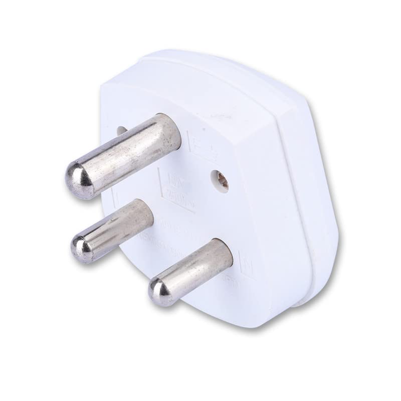 Image of MX 5A to 15A Converter Plug | 3-Pin Universal Adapter | Heavy-Duty Power Converter Socket | Universal Socket Plug (15 AMP to 5 AMP 3 Pin Conversion Plug, Pack of 5)