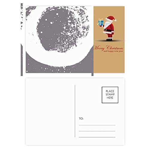 Cartes postales de Père Noël à encre blanche pour ne jamais manquer de vœux