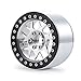 MOHERO 2.2 inches RC Beadlock Wheels/Rims for 1/10 Scale Rc Crawler Car Wraith 90018 Pack of 1 (Silver+Black-Pack of 1)