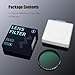 Walking Way 49MM Ultra-Low Reflectivity MCUV Lens Filter, UV Protection Filter 28 Multi-Layer Coating Ultra-Slim HD Waterproof Scratch Oil Resistant Lens UV Filter, HD High Transmittance Optical Glass