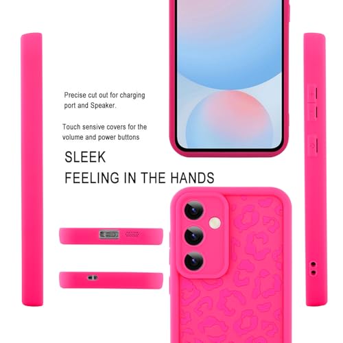 Image of Compatible with Samsung Galaxy S24 FE Case, Hot Pink