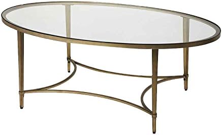 Butler Monica Gold Oval Coffee Table
