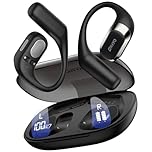 OHAYO Open Ear Headphones, Wireless Bluetooth Running Headphones With ENC Mic, Sports Earphones with 40H Playtime, Secure Fit Ear Hook, IPX6 Waterproof for Gym,Running, Office, Rich Bass, Clear Calls