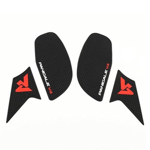 Protection de réservoir moto Ducati Panigale V4 2025 en caoutchouc premium noir