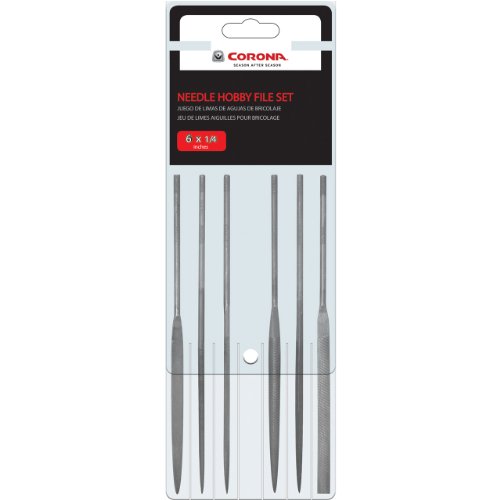 Corona Fs0006Pp Set Of Needle Files With Plastic Pouch, 6-Piece #TOP7