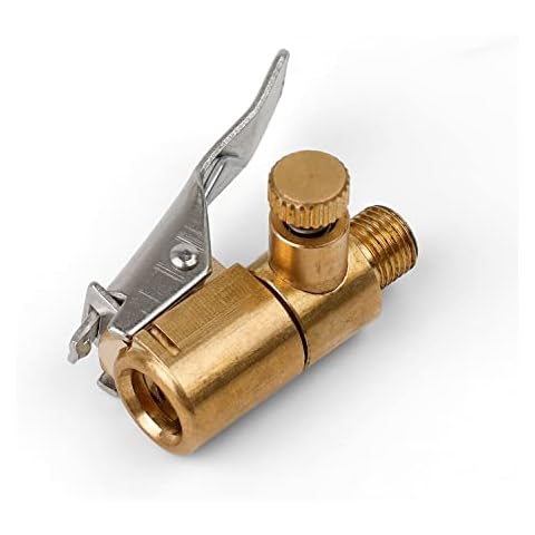 KLEHOPE Improved Car Valve Lever Plug, 8 mm Moment Plug, Tyre Inflation Nipple, Tyre Pressure Adjustment with Relief Valve, Battery Pump, Electric Air Pump Adapter Cover