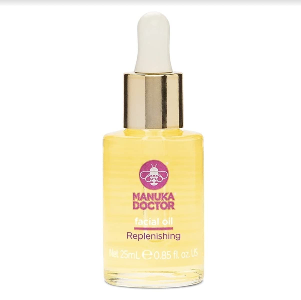 Manuka Doctor Replenishing Face Oil - Nourishing, Powerful Manuka Oil, Grape Seed & Rose Hip Oil, Moisturizing, Firming and Age-Defying Skin Care (.85 Fl Oz)