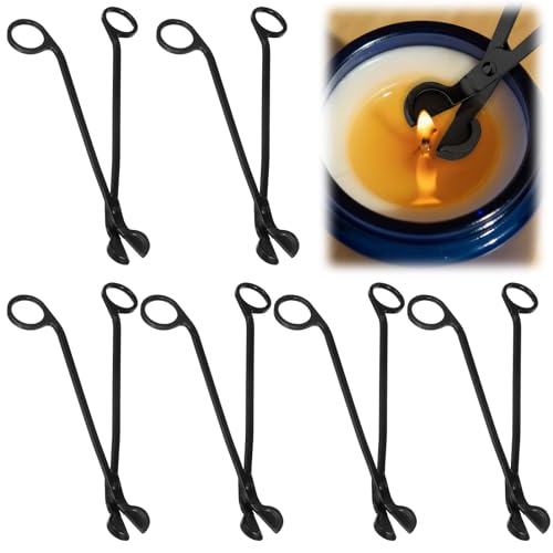 MAQUITA 4 Pcs Candle Wick Trimmer, Polished Stainless Steel Wick