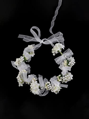 Floral Tiara Hair Vine, Elegant Bridal Headband