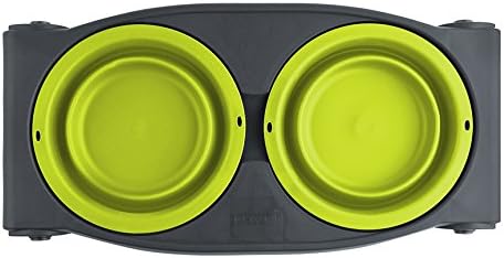 Vista 2 de Dexas Popware - Comedero doble para mascotas altura ajustable