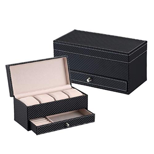 Rangement à six positions haut de gamme YZCIS, coffrets cadeaux d'exception couleur noir